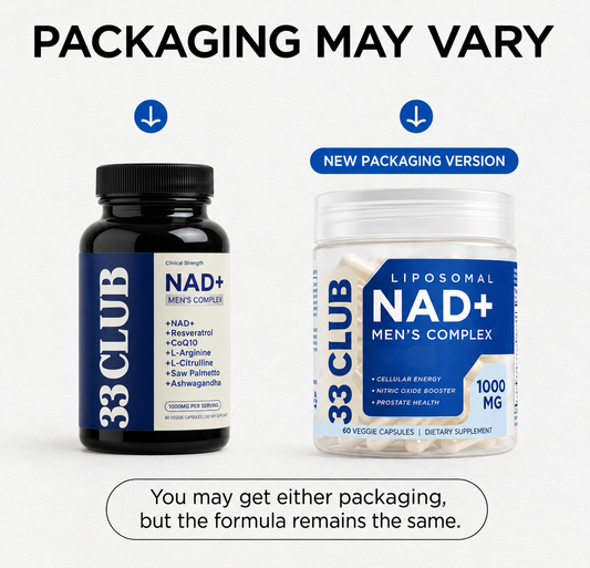 33 CLUB NAD+ Supplement for men