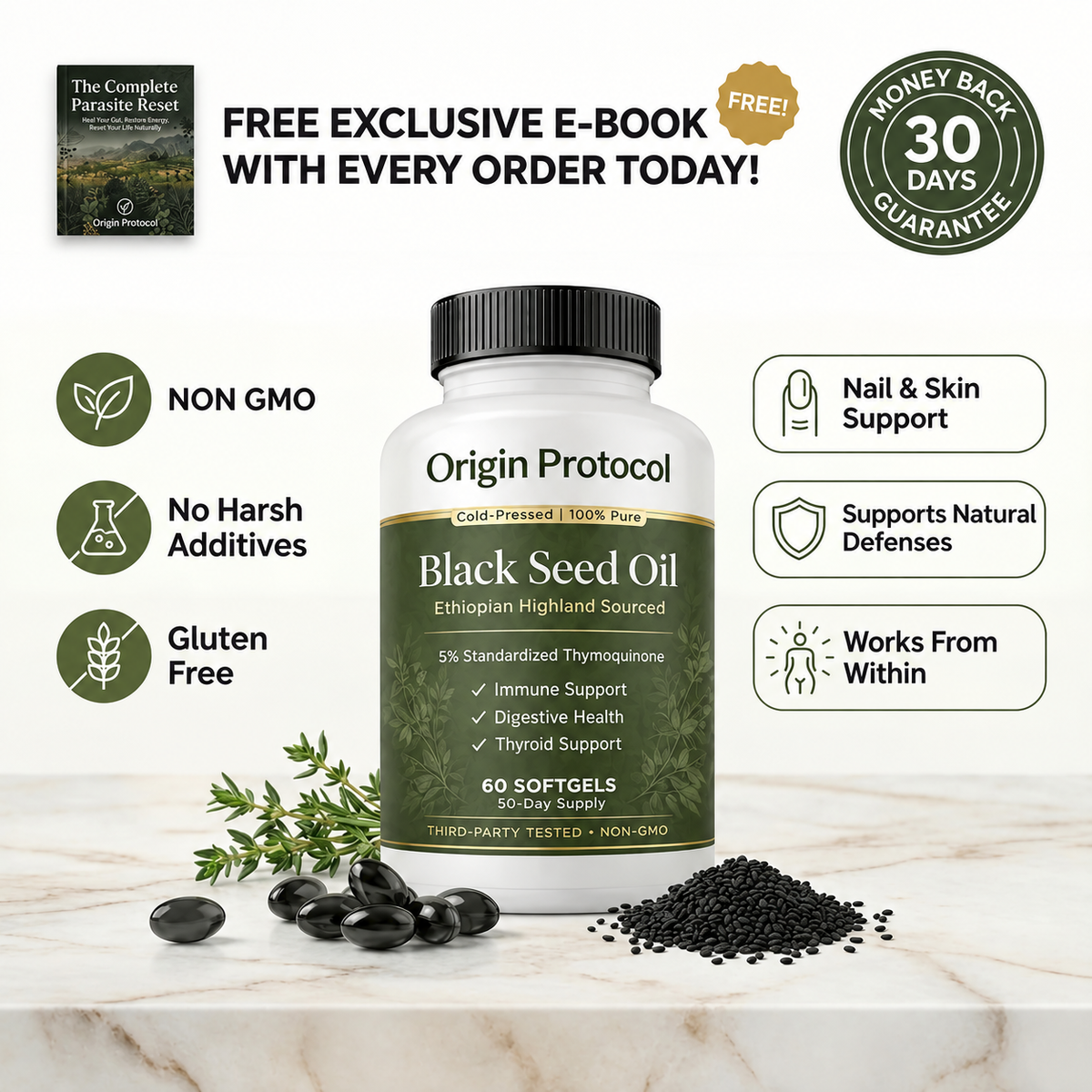 Ethiopian Black Seed Oil